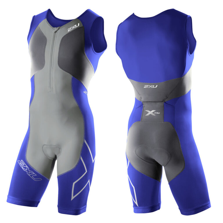 2XU Compression Trisuit - Blue/Charcoal