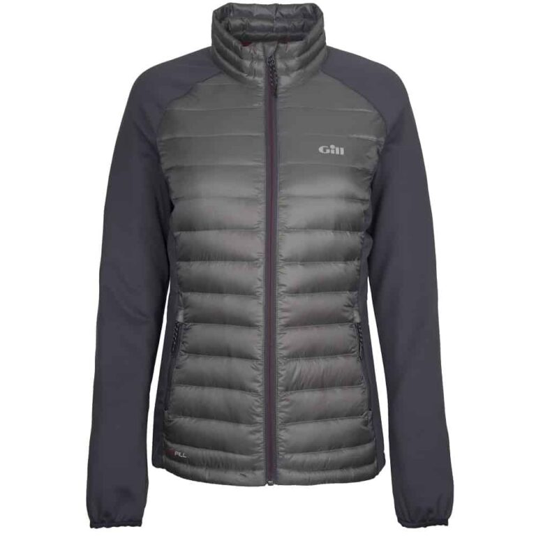 Gill Hybrid Down Jacket for Women - Grey - Size 14 - Image