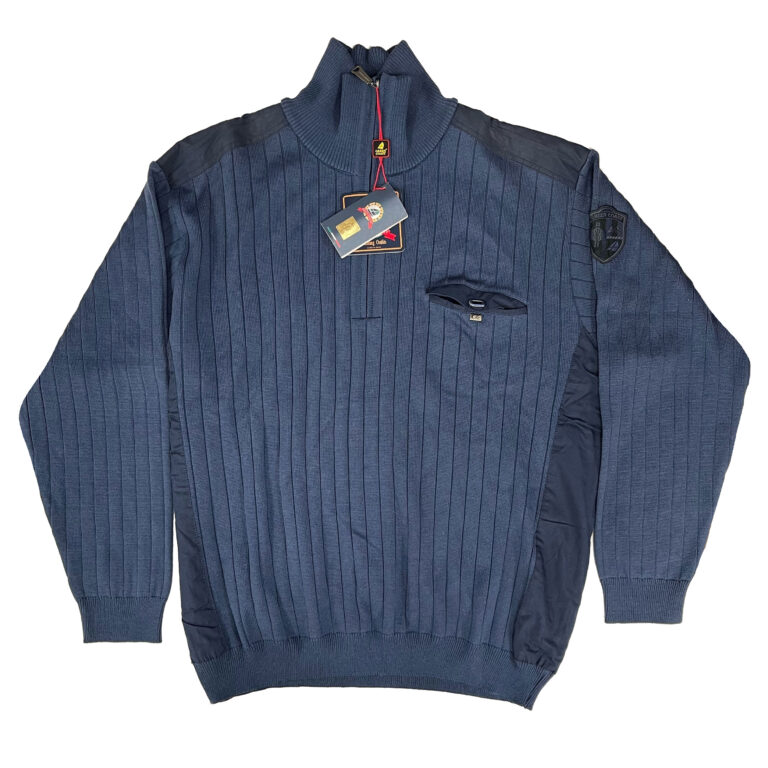 Green Coast Secquisto 1/2 Zip Pullover - Navy - Size 54" - Image