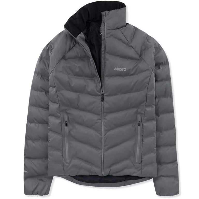 Musto Bering Primaloft Waterproof Jacket for Women - Gunmetal Grey - Size UK 12 - Image