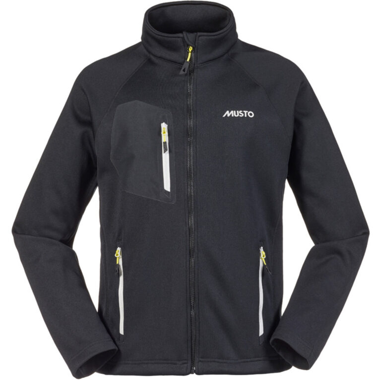 Musto Frome Mid Layer Fleece Jacket - Black - Size Small - Image