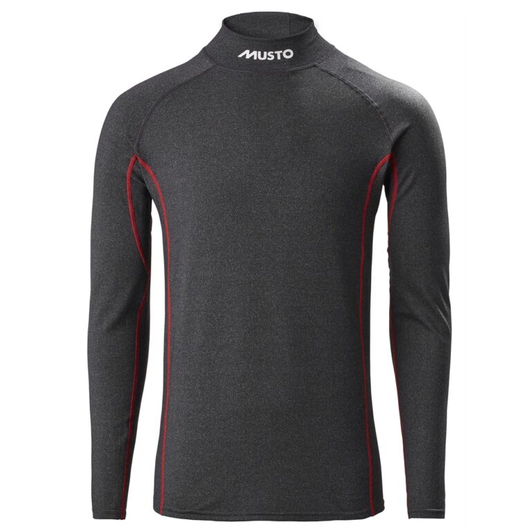 Musto Thermal Base Layer Long Sleeve Top - Dark Grey Marl