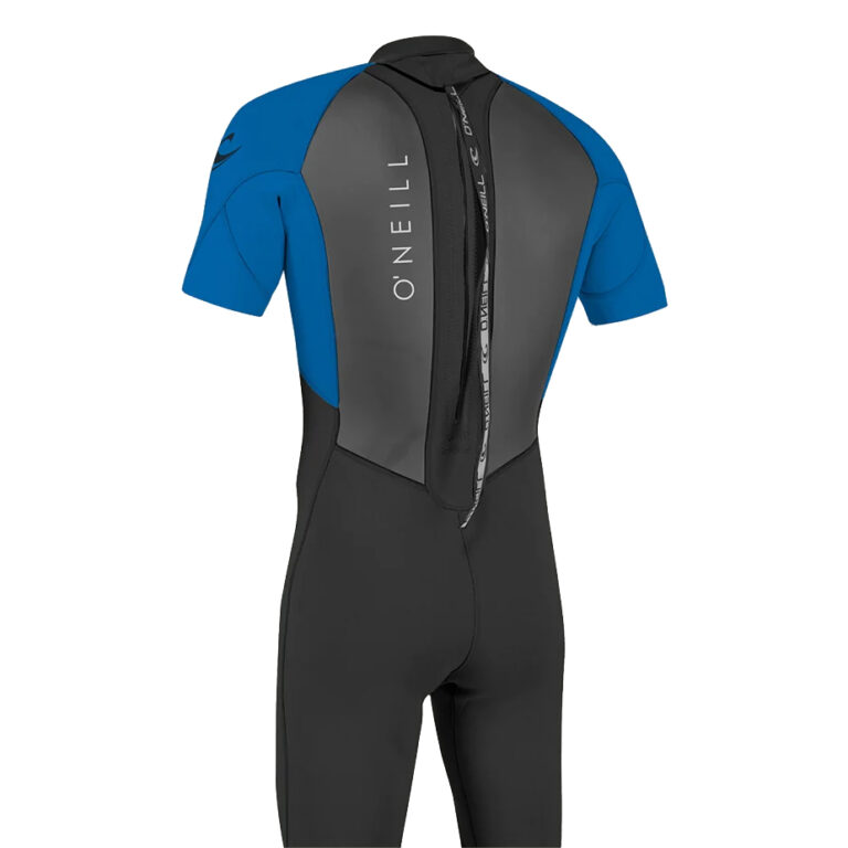 O'Neill Youth Reactor2 2mm Back Zip Short Sleeve Spring Wetsuit - Blue/Black
