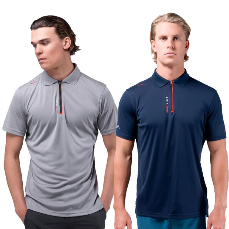 Zhik Mens UVActive Zip Sports Polo - Image