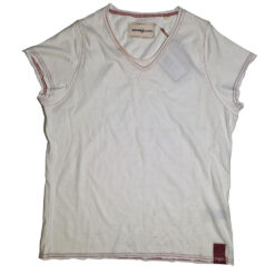 Henri Lloyd Women's Hella V T-Shirt - Cream - Size UK 10 - Image