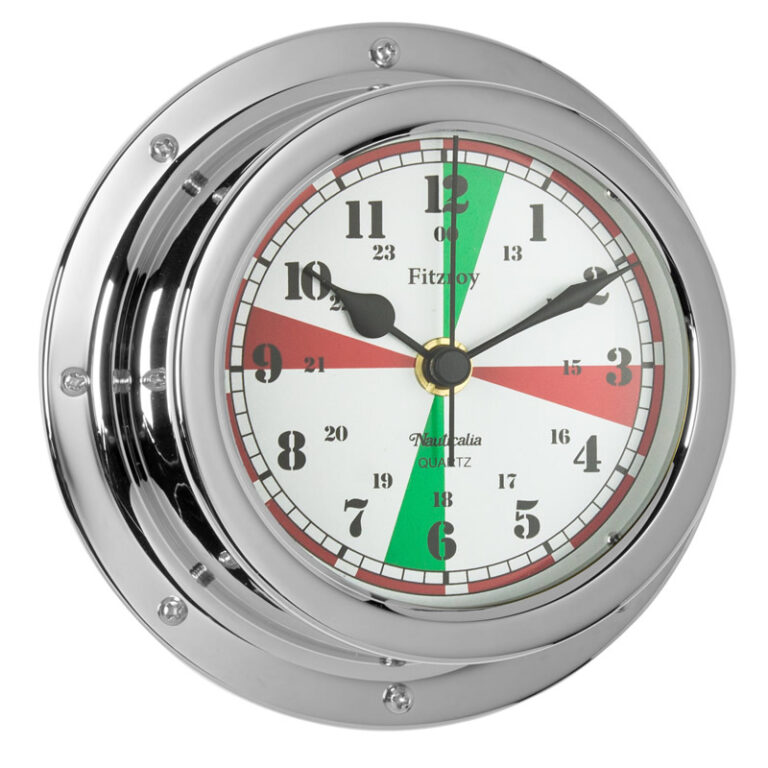 Fitzroy Radio Silence Clock (QuickFix) - Chrome - Image