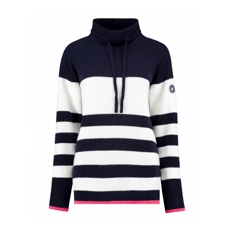 Holebrook Angelika Windproof Sweater - Navy/Multi Col