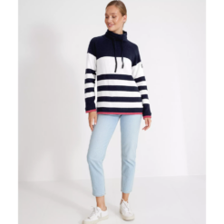 Holebrook Angelika Windproof Sweater - Navy/Multi Col