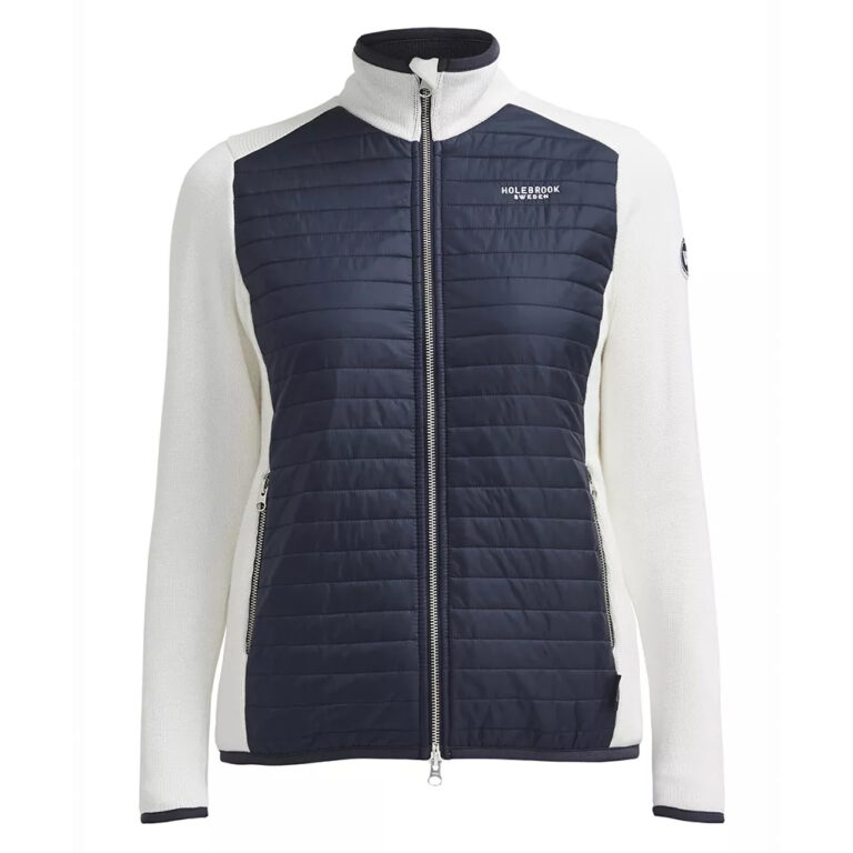 Holebrook Mimmi Full Zip Jacket For Women - Off White/Navy