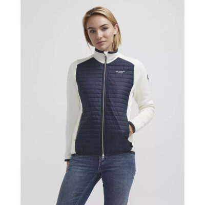 Holebrook Mimmi Full Zip Jacket For Women - Off White/Navy