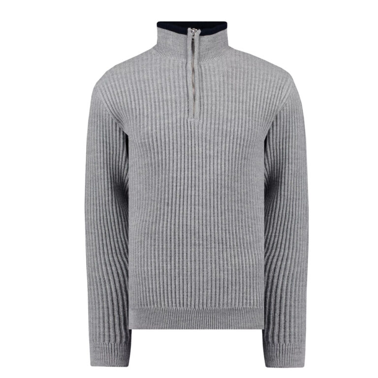 Holebrook Ragnar T-Neck Windproof - Light Grey Mel