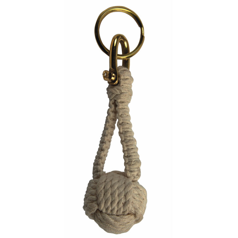 Monkey Fist Knot Keyring - Image