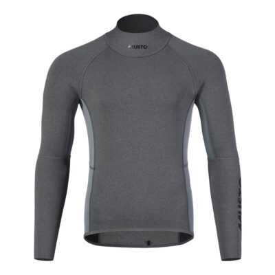 Musto Championship Long Sleeve Top - Dark Grey Marl