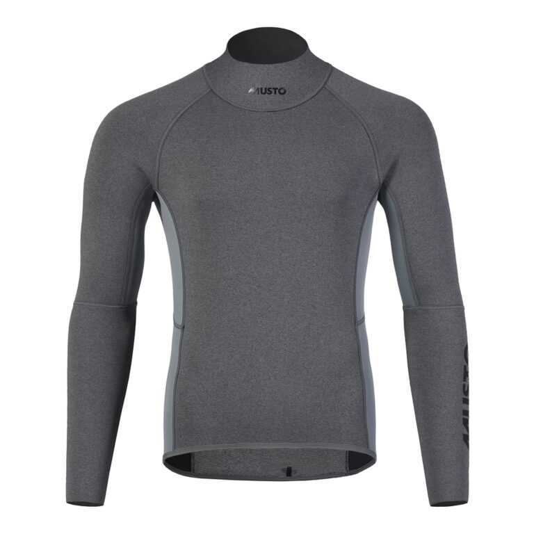 Musto Championship Long Sleeve Top - Dark Grey Marl