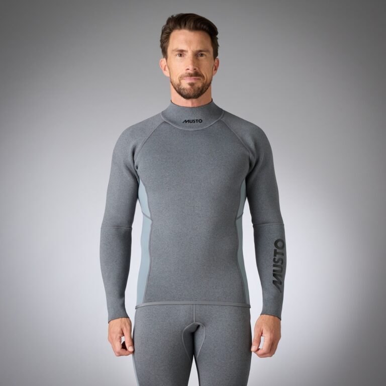 Musto Championship Long Sleeve Top - Dark Grey Marl