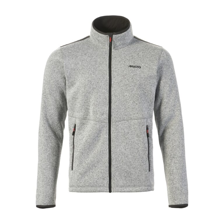 Musto Men's Knitted Fleece - Grey Melange