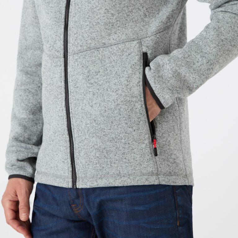 Musto Men's Knitted Fleece - Grey Melange