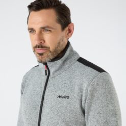 Musto Men's Knitted Fleece - Grey Melange