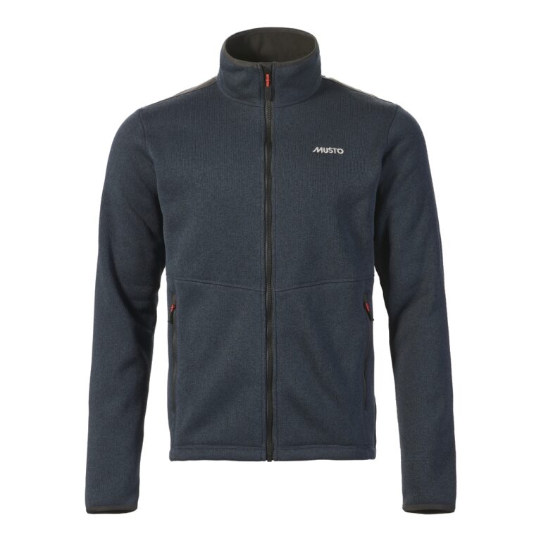 Musto Men's Knitted Fleece - True Navy Marl