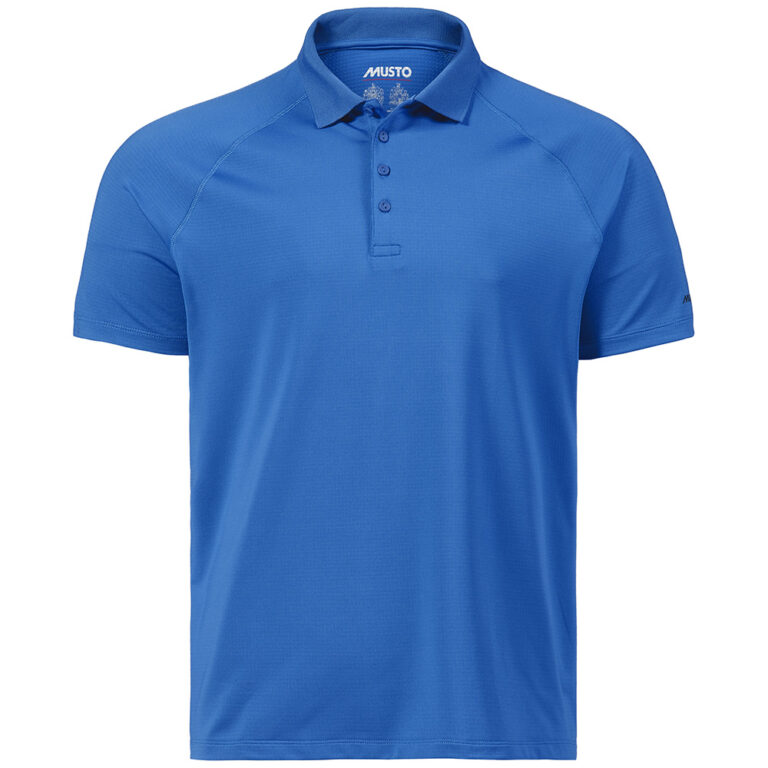 Musto Sunblock Polo Short Sleeve - Aruba Blue