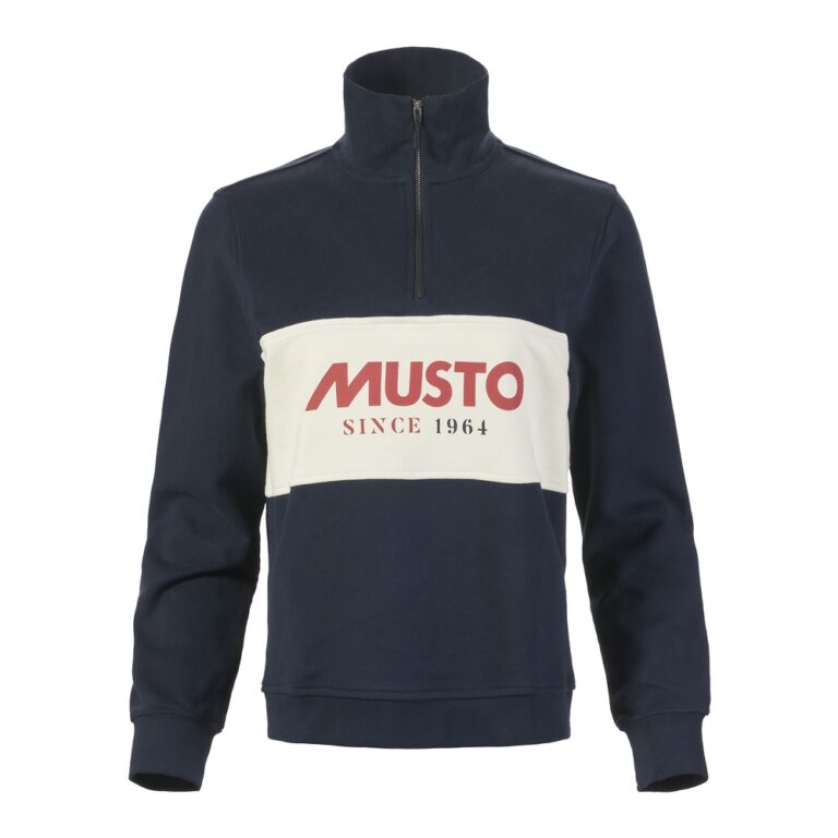 Musto Women's Classic Half Zip Sweat - Navy