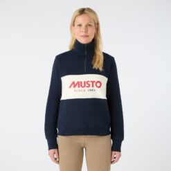 Musto Women's Classic Half Zip Sweat - Navy