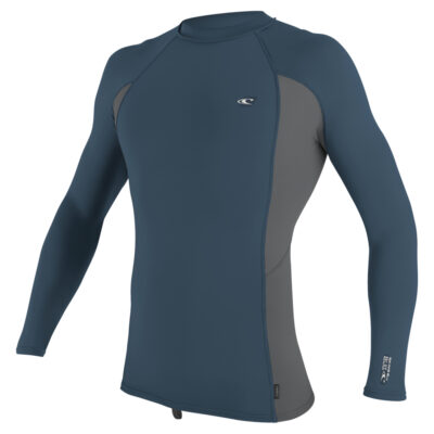O'Neill Premium Skins Long Sleeve Rash Guard - Copenblue/Smoke/Copenblue