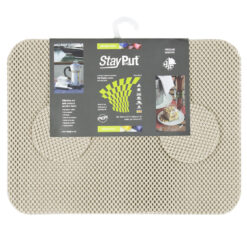Stay Put Table Mat - Set of 6 Mats and Coasters - Almond