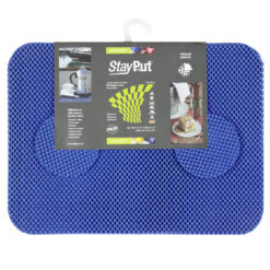 Stay Put Table Mat - Set of 6 Mats and Coasters - Blue