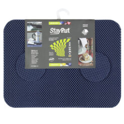 Stay Put Table Mat - Set of 6 Mats and Coasters - Indigo