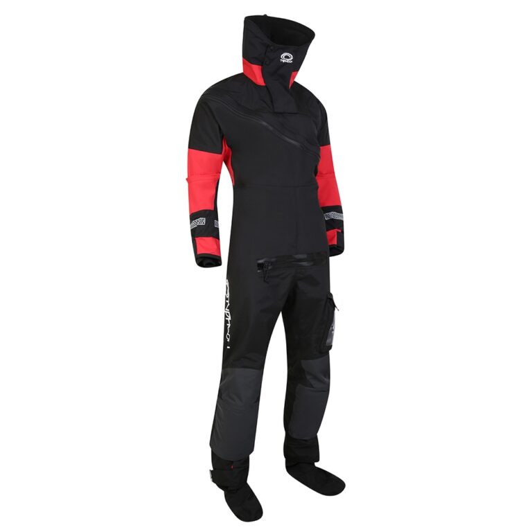 Typhoon Max B Drysuit - Black / Red