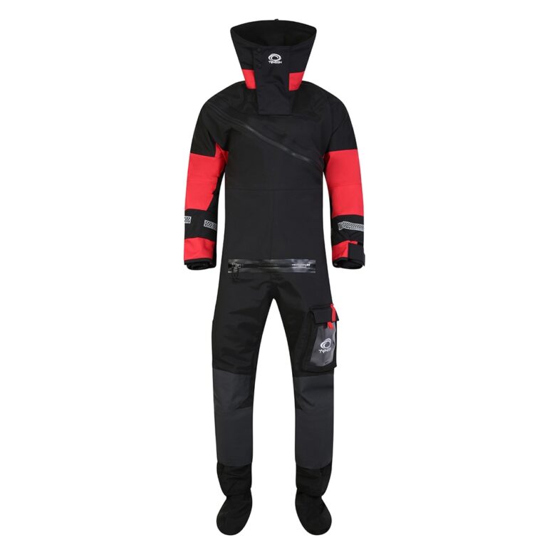 Typhoon Max B Drysuit - Black / Red