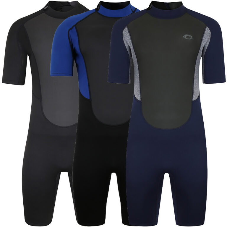 Typhoon Storm3 Shorty Wetsuit For Men Back Zip - Image