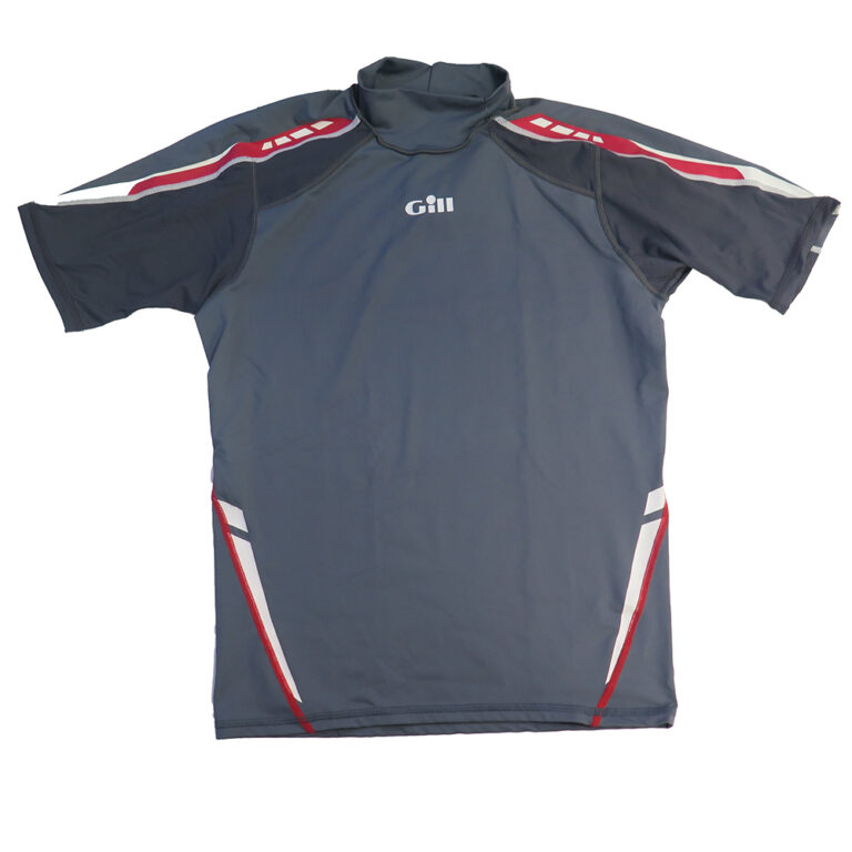 Gill Mens Sport UV Rash Vest S/S - Ash/Graphite - Size S - Image