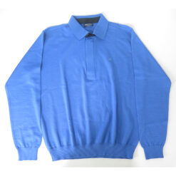 Green Coast Elba Knitted Polo - Blue - 50" - Image