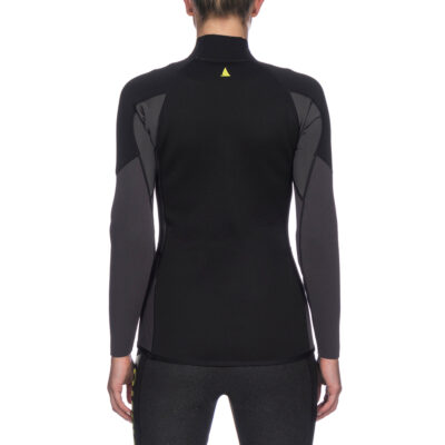 Musto Women's Championship Neoprene Long Sleeve Top - Dark Grey / Black