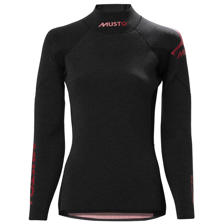 Musto Women's Flexlite Alumin Long Sleeve Top - Black Marl