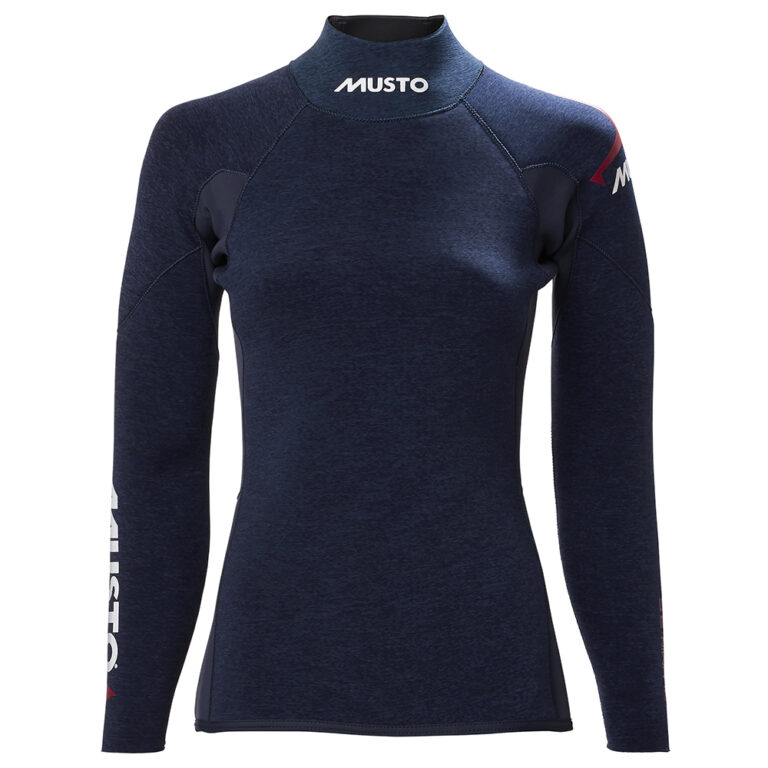 Musto Women's Flexlite Alumin Long Sleeve Top - Midnight Marl