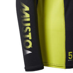 Musto Youth Championship Sunblock Long Sleeve Rash - Junior Medium - Black - Image