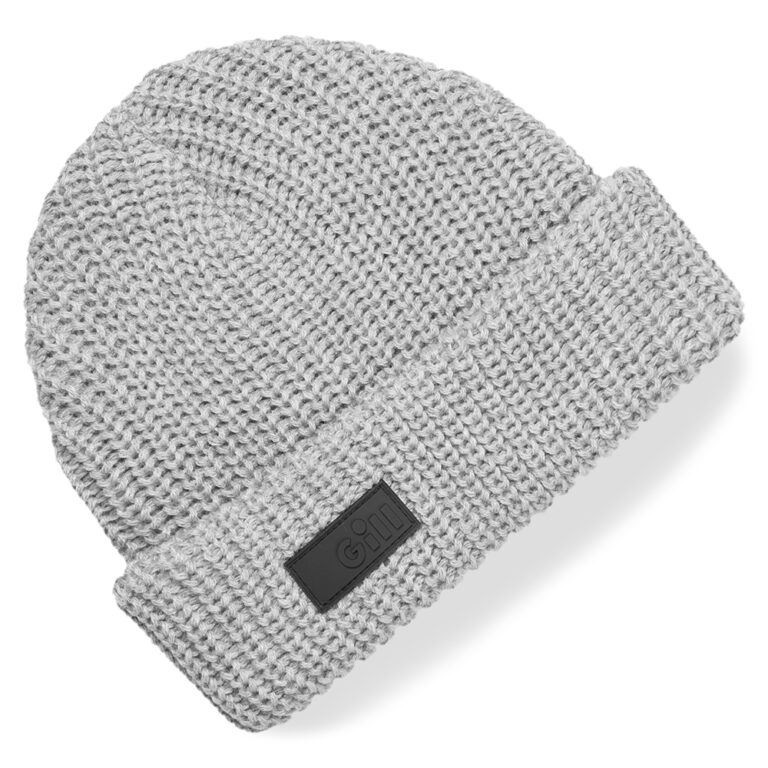 Gill Knit Beanie - Light Grey Marl