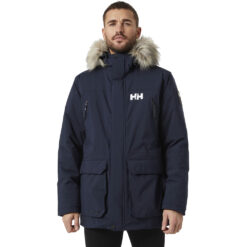 Helly Hasnen Reine Parka Jacket - Navy