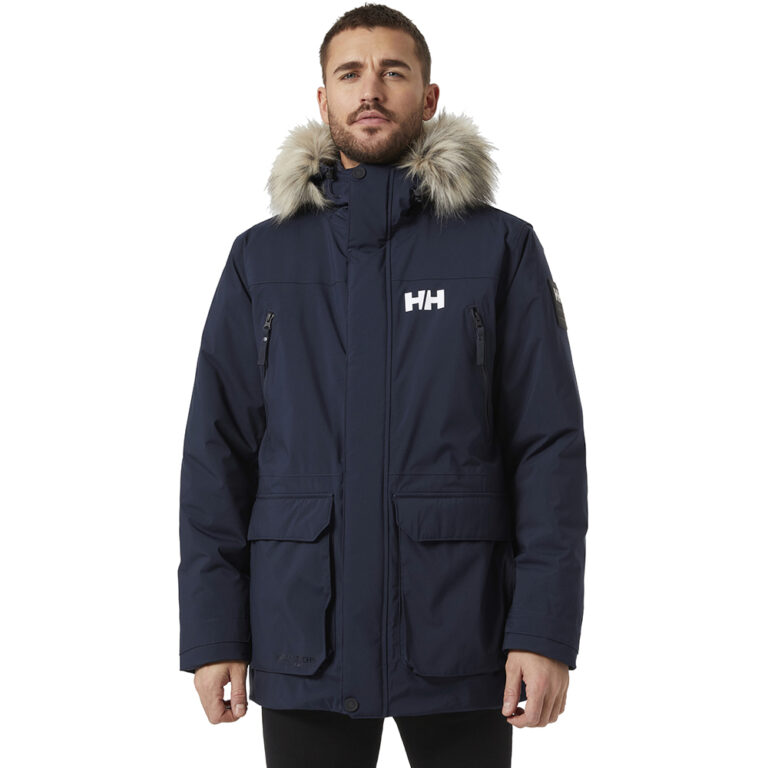 Helly Hasnen Reine Parka Jacket - Navy