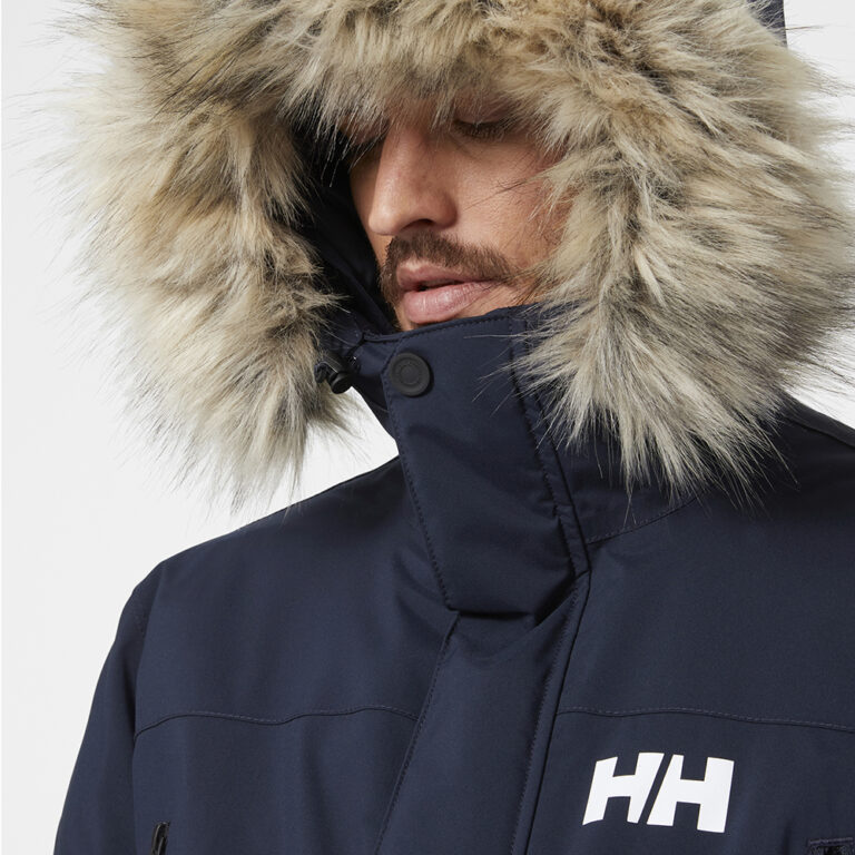 Helly Hasnen Reine Parka Jacket - Navy