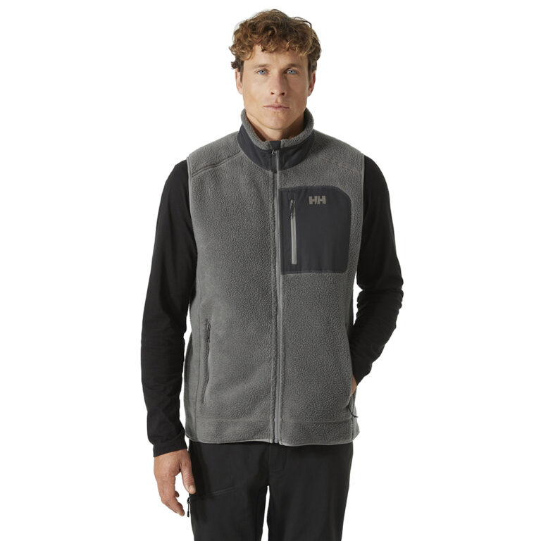 Helly Hansen Panorama Pile Fleece Vest - Concrete