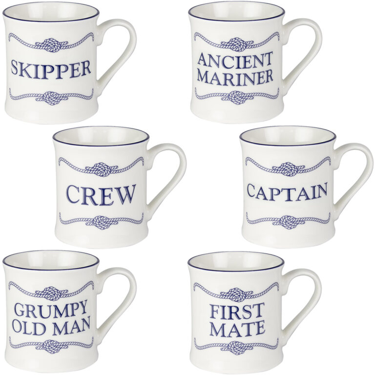 Nauticalia Campfire Style Porcelain Crew Mugs - Image