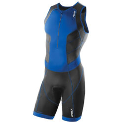 2XU Perform Front Zip TriSuit - Cobalt/Ink - Size XS - Image