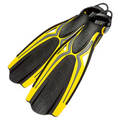 Cressi Thor EBS Fins - Black/Yellow - Size S/M - Image