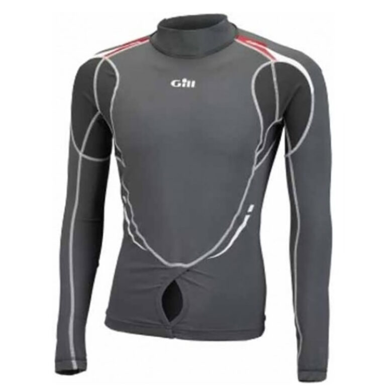 Gill Mens UV Aero Vest Long Sleeve - Ash/Graphite - Size XXL - Image