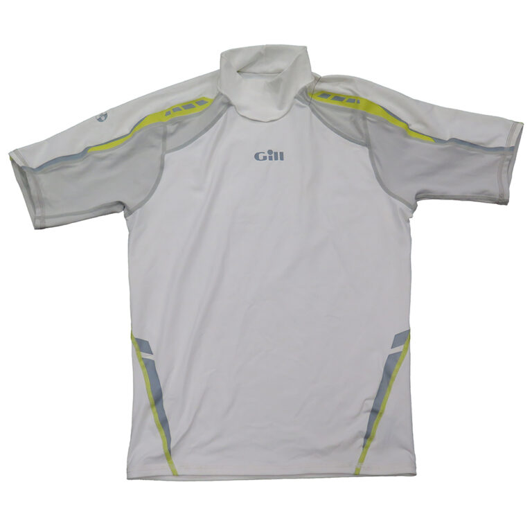 Gill Sport UV Rash Top - White/Silver - Size S - Image