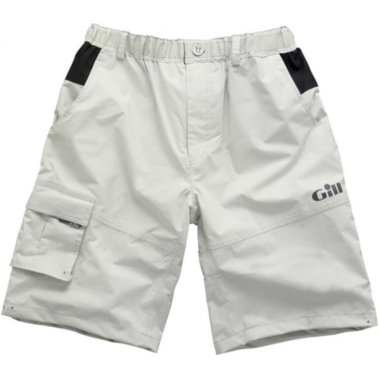 Gill Waterproof Sailing Shorts - Silver Grey - Size S - Image